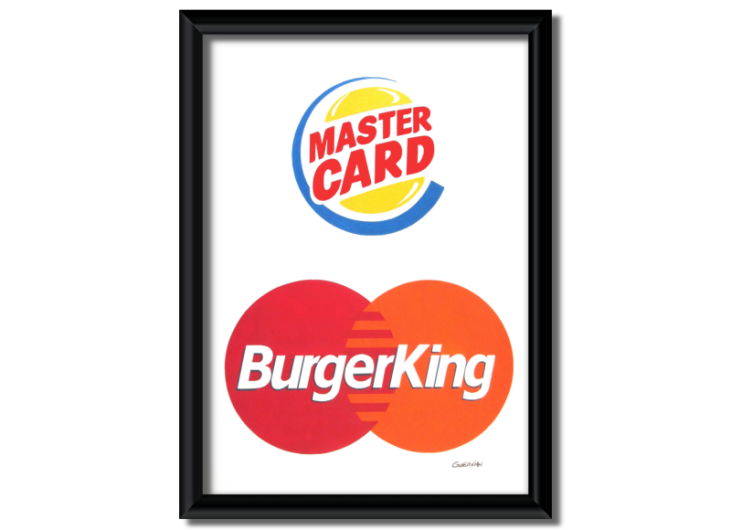 Burgerking Mastercard Guervian BurgerCard art reproduction
