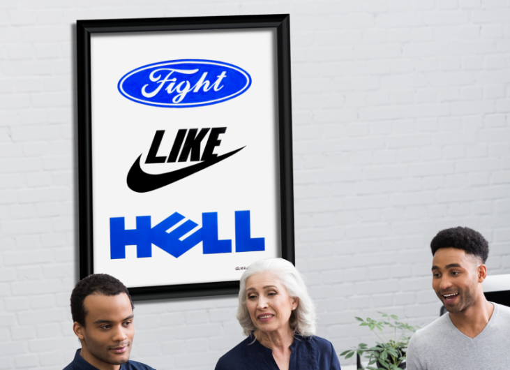 Fight Like Hell art reproduction