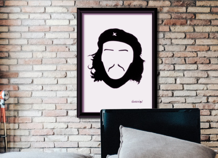Ernesto Che Guevara Guervian HairGuevara art reproduction